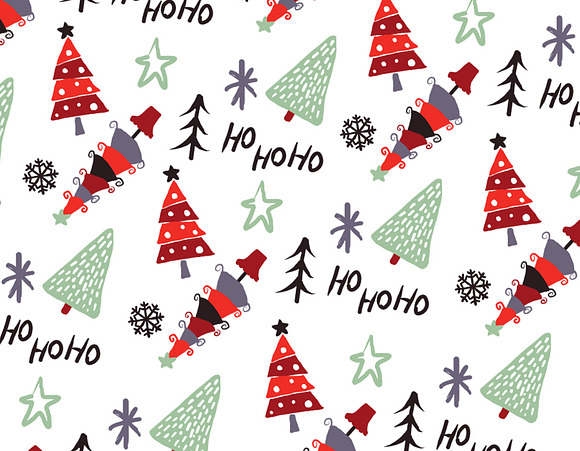 Christmas Trees Clip art in Illustrations - product preview 3