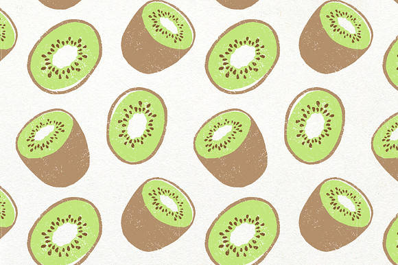 KUDAMONO Fruit Stamps in Illustrations - product preview 7