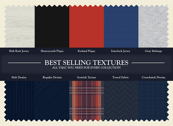 Our 12 Best Selling Fabric Textures in Textures - product preview 1