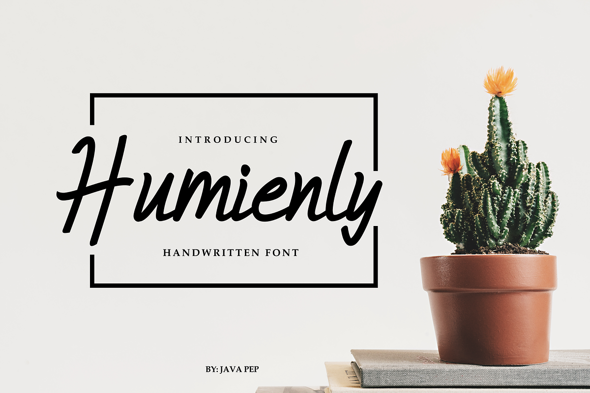 Humienly font in Script Fonts - product preview 8