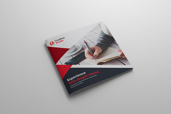Corporate Square Bi-Fold in Brochure Templates - product preview 6