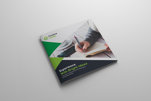 Corporate Square Bi-Fold in Brochure Templates - product preview 9