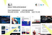 5 Email templates bundle VIII