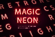Glowing Magic Neon Type