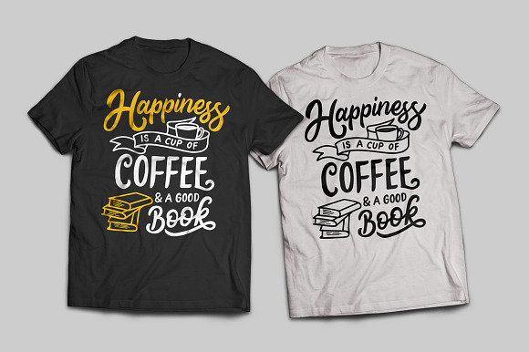 Set of Hand Lettering Coffee Quotes in Illustrations - product preview 1
