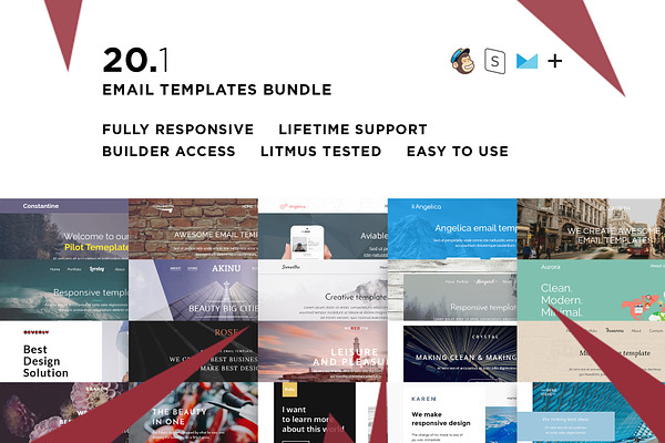20 Email templates bundle I