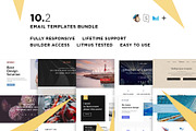 10 Email  templates bundle II