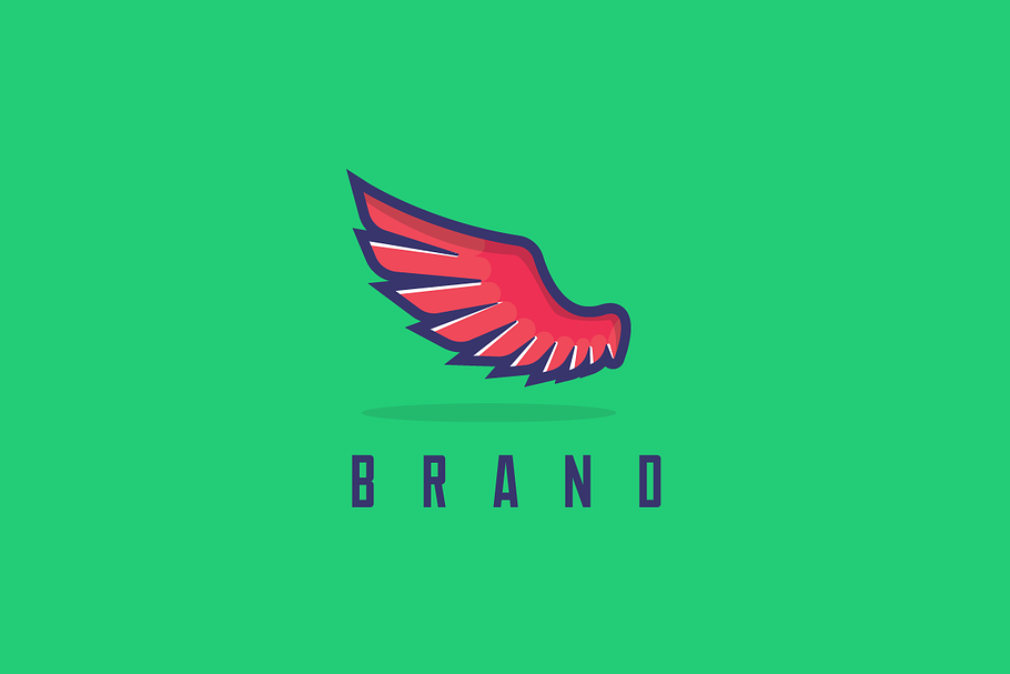 Eagle Wing Logo in Logo Templates - product preview 8