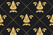 Floral royal background pattern