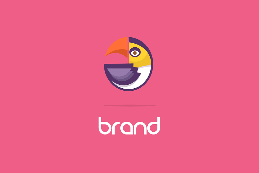 Frowny Parrot Logo in Logo Templates - product preview 8
