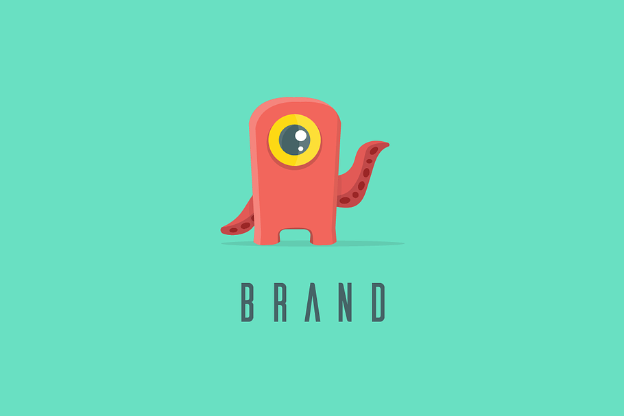 Baby Squid Logo in Logo Templates - product preview 8