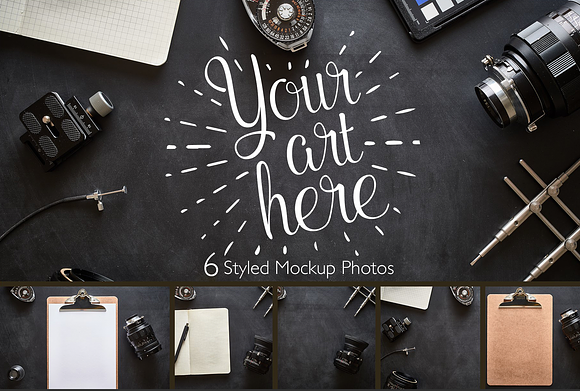Photographer Desk Photo Bundle in Mockup Templates - product preview 5