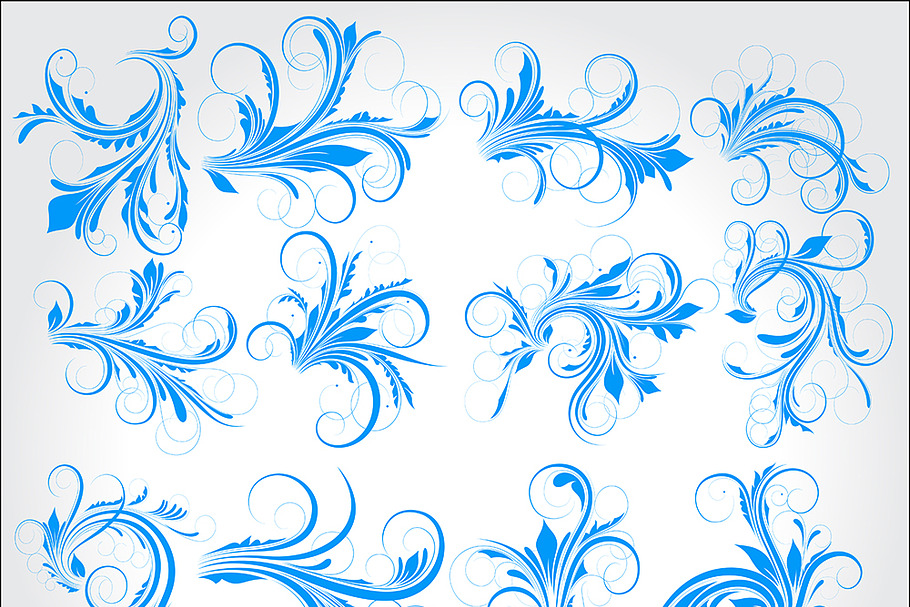 Mini Flourish Bundle in Photoshop Brushes - product preview 8