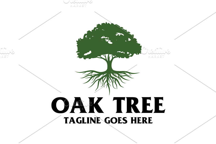 Oak Tree Logo in Logo Templates - product preview 8