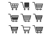 Shopping Cart Icons Set