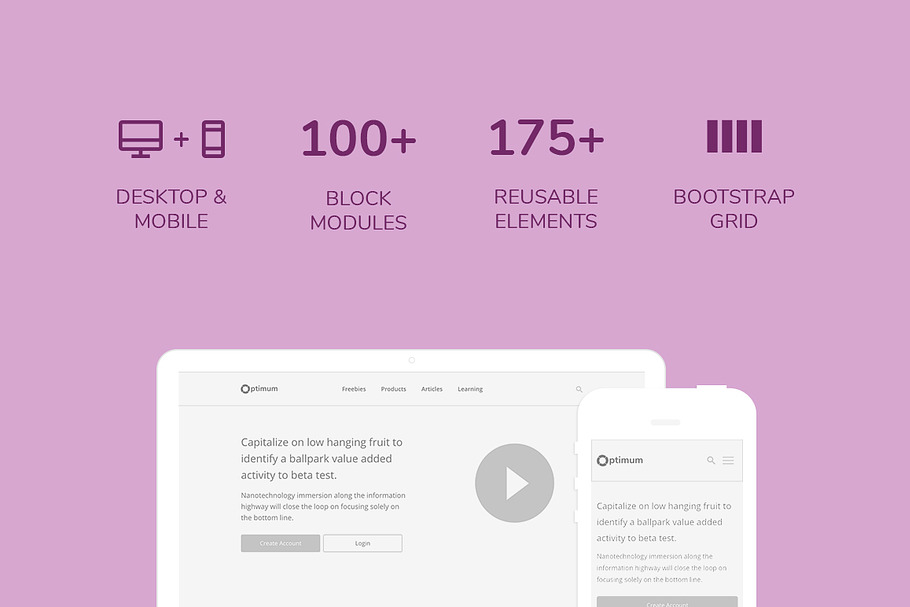 Optimum Wireframe Kit in Wireframe Kits - product preview 8