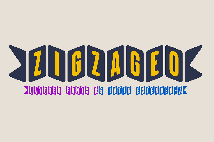 Zigzageo -3 fonts-