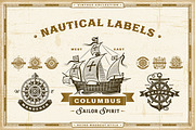 Vintage Nautical Labels Collection
