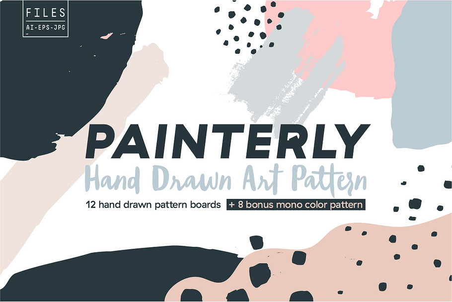 Painterly Pattern Pack in Patterns - product preview 8