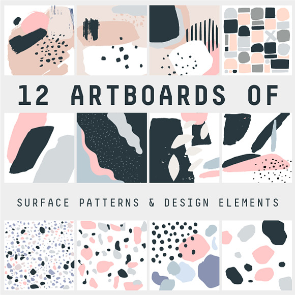 Painterly Pattern Pack in Patterns - product preview 6