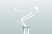 Steaming laboratory flask