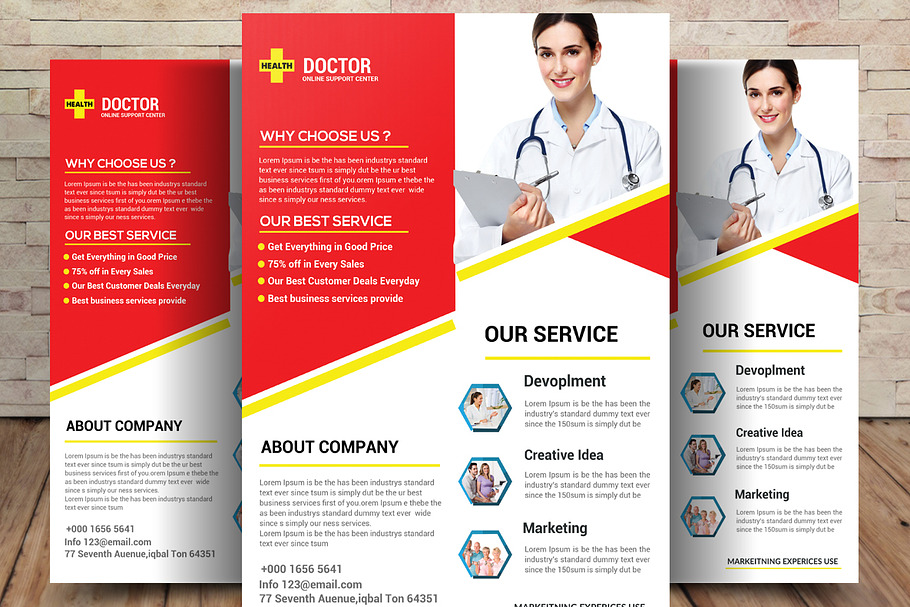 Doctor Flyer in Flyer Templates - product preview 8
