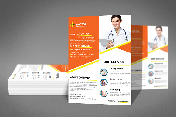 Doctor Flyer in Flyer Templates - product preview 2
