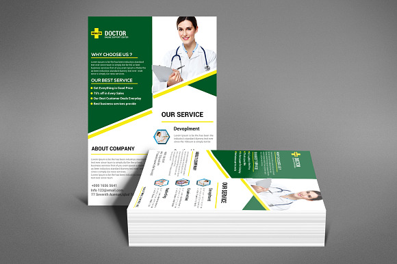 Doctor Flyer in Flyer Templates - product preview 3