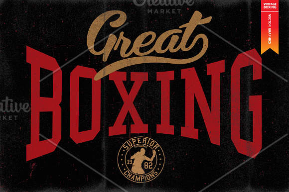BOXING in Illustrations - product preview 2
