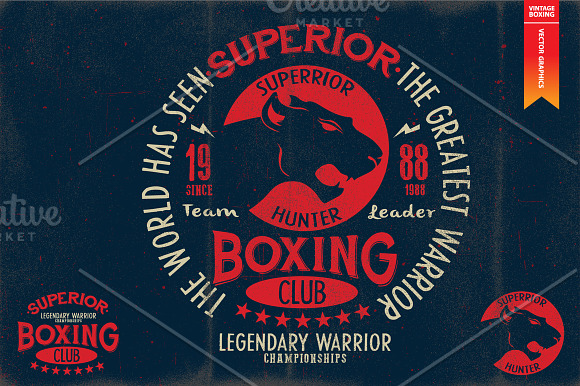BOXING in Illustrations - product preview 4