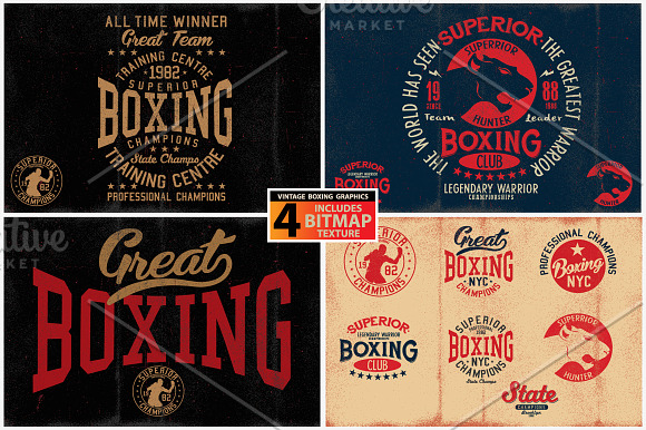 BOXING in Illustrations - product preview 8