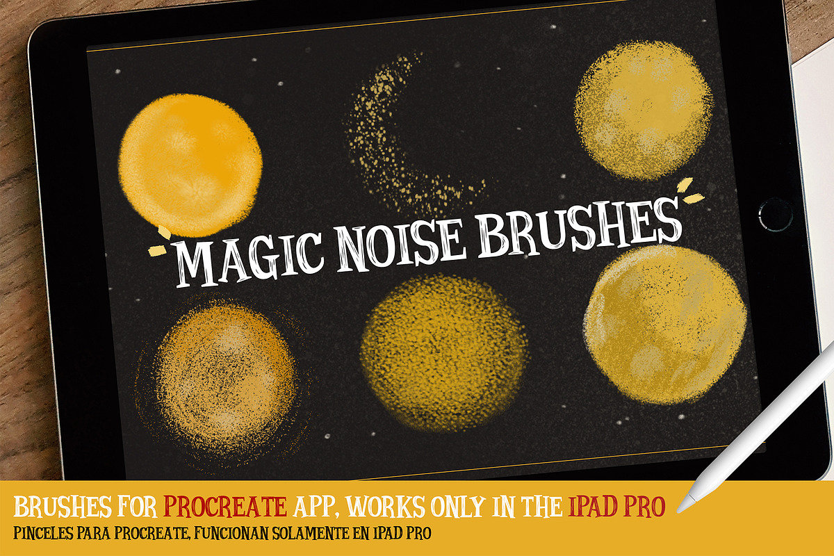 MAGIC NOISE BRUSHES for procreate in Photoshop Brushes - product preview 8