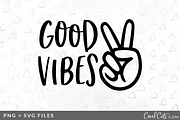 Good Vibes SVG/PNG Graphic