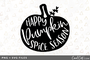 Happy Pumpkin Spice SVG/PNG Graphic