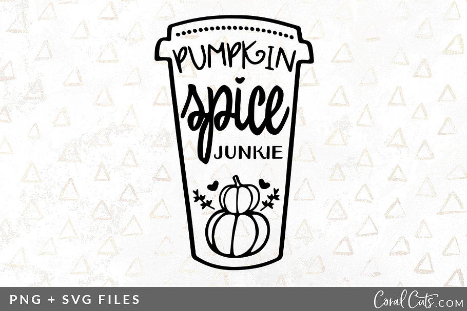 Pumpkin Spice Junkie SVG/PNG Graphic