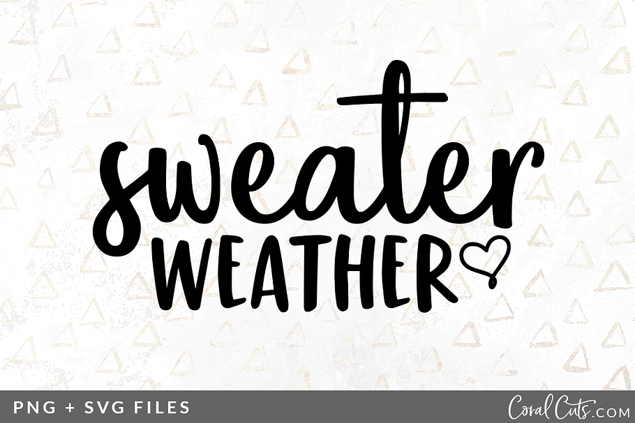 Sweater Weather SVG/PNG Graphic