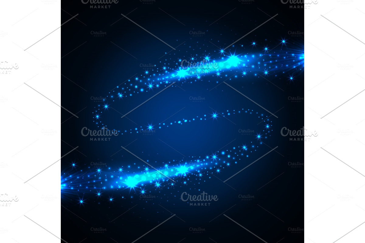 Abstract blue lights in Illustrations - product preview 8