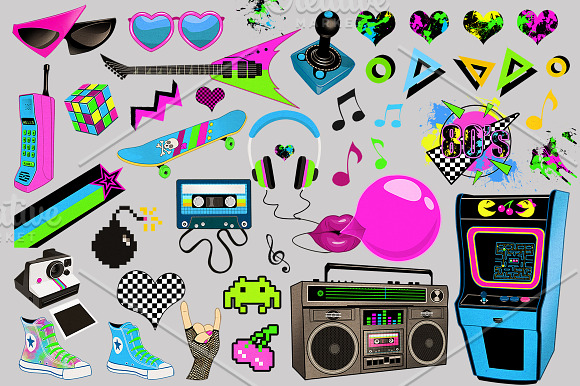 Totally Awesome 80's Collection 1 in Objects - product preview 1