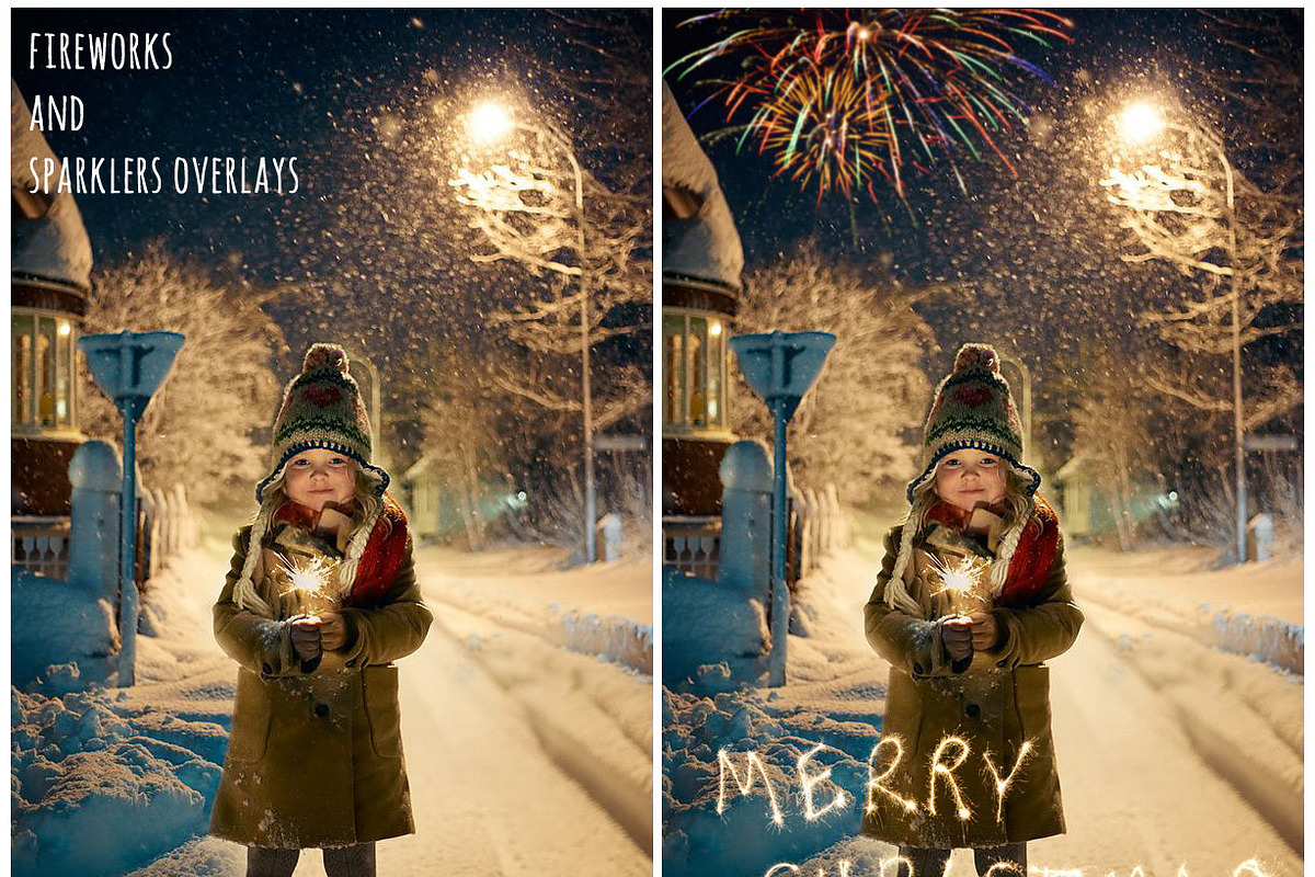 Christmas Photoshop Overlays Bundle in Photoshop Plugins - product preview 8
