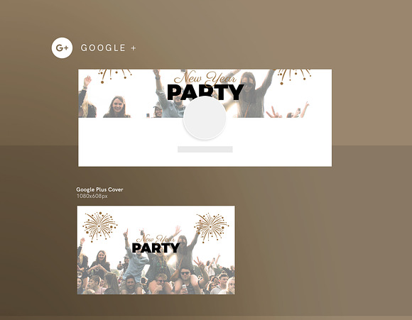 Social Media Pack | New Year Party in Social Media Templates - product preview 3
