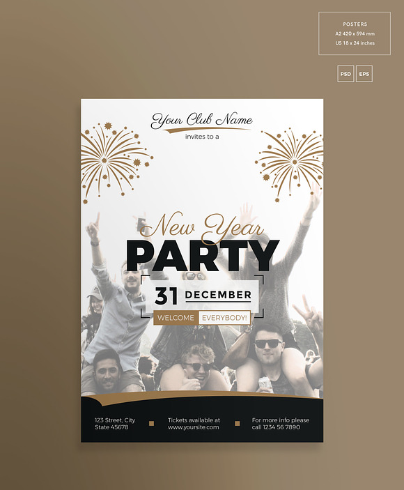 Promo Bundle | New Year Party in Templates - product preview 9