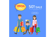 Special Offer Sale Advertisement Online Poster 50