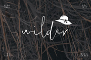 Wilder Font + Graphic