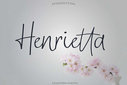 New! Henrietta | Signature Font