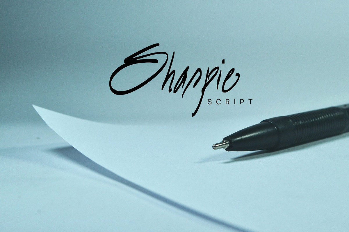 Sharpie Script in Script Fonts - product preview 8