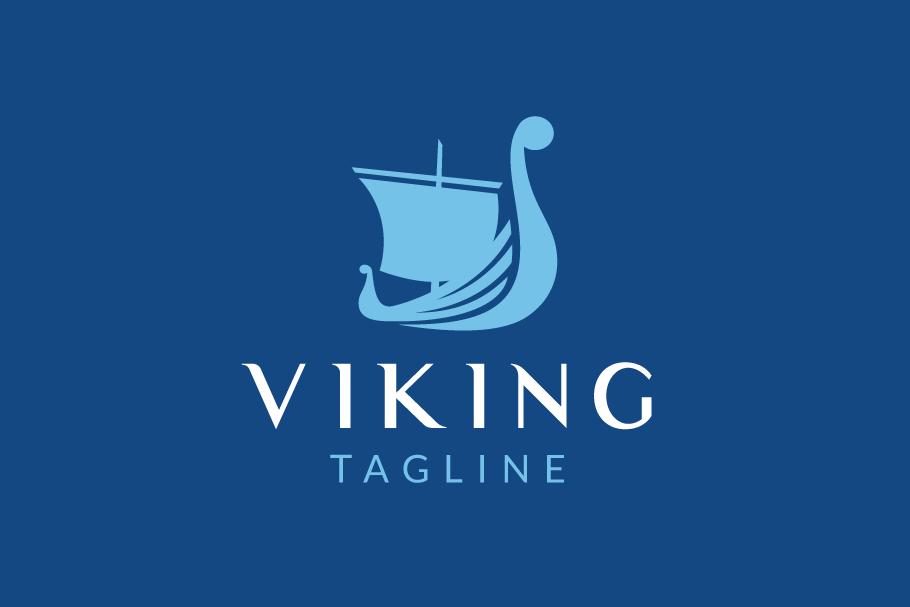 Viking Boat Logo