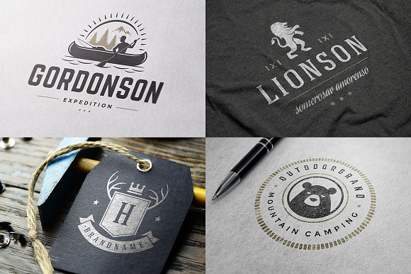 1000 Logos and Badges Bundle in Logo Templates - product preview 18
