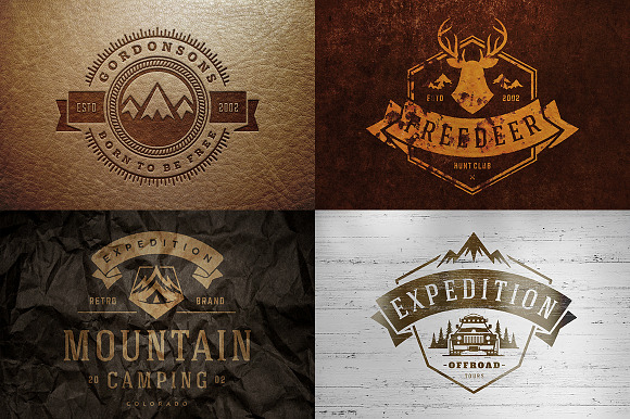 1000 Logos and Badges Bundle in Logo Templates - product preview 20