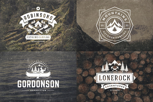 1000 Logos and Badges Bundle in Logo Templates - product preview 21