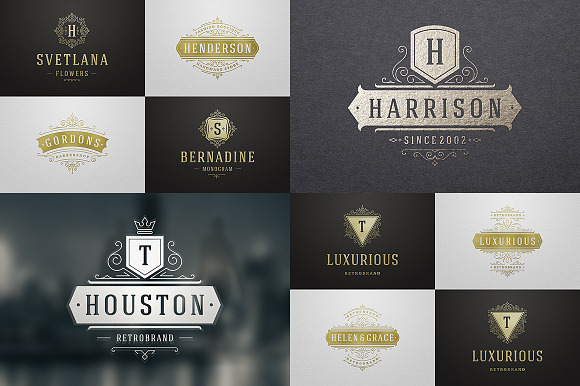 1000 Logos and Badges Bundle in Logo Templates - product preview 22